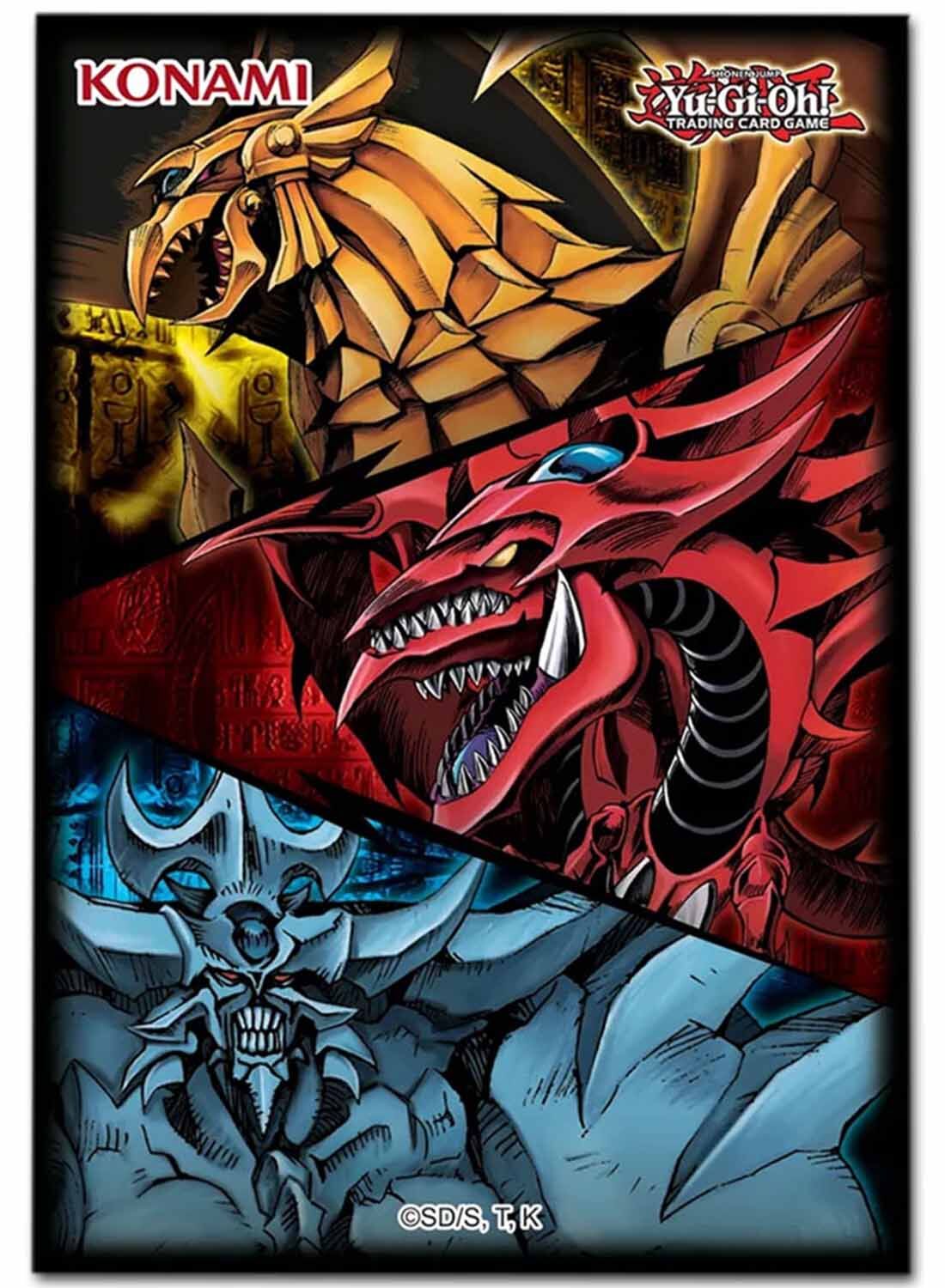 Yu-Gi-Oh! Slifer, Obelisk & Ra Sleeves / Hüllen