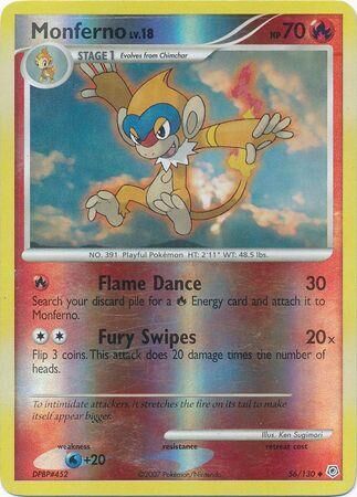Monferno - 56/130 - Reverse Holo - EN