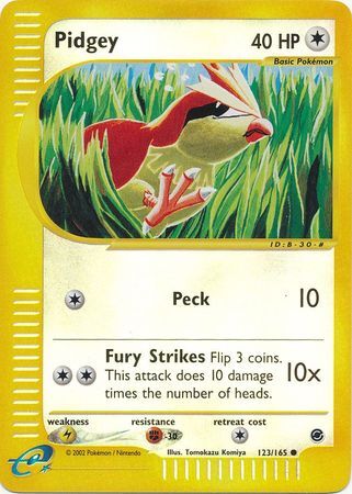 Pidgey - 123/165 - Reverse Holo - EN Pidgey - 123/165 - Reverse Holo - EN