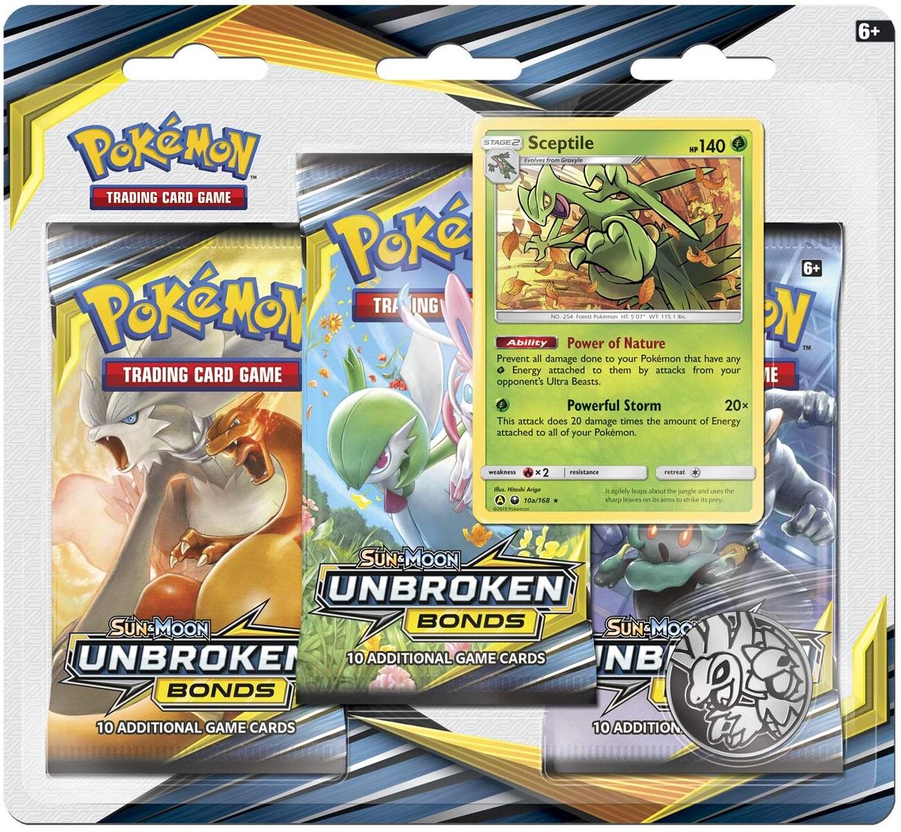 Pokémon Sun & Moon Unbroken Bonds Sceptile Collection Blister - EN Pokémon Sun & Moon Unbroken Bonds Sceptile Collection Blister - EN