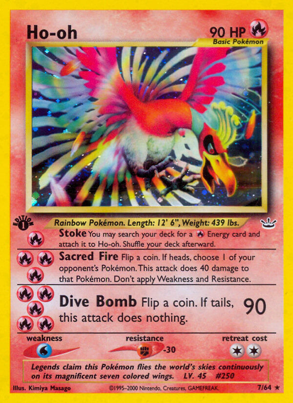 Ho-Oh - 7/66 - 1st Edition - EN Ho-Oh - 7/66 - 1st Edition - EN
