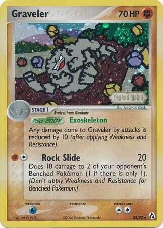Graveler - 34/92 - Reverse Holo - EN