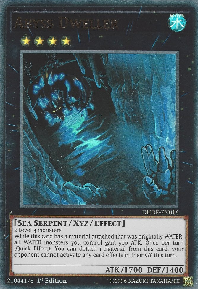 Abyss-Bewohner - DUDE-016 - Ultra Rare - 1. Auflage Abyss-Bewohner - DUDE-016 - Ultra Rare - 1. Auflage