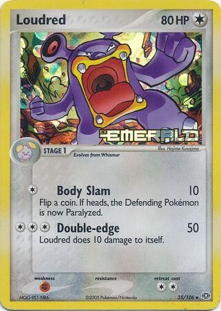 Loudred - 35/106 - Reverse Holo - EN Loudred - 35/106 - Reverse Holo - EN