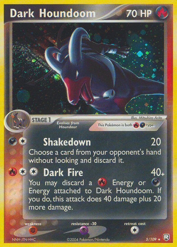 Dark Houndoom - 5/109 - Reverse Holo - EN Dark Houndoom - 5/109 - Reverse Holo - EN
