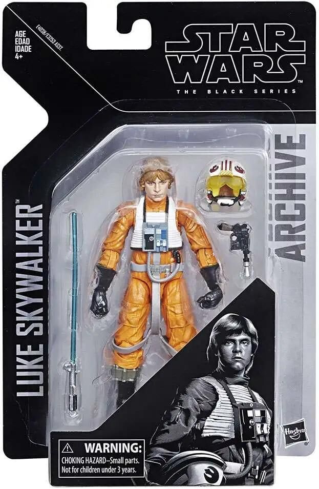 Star Wars A New Hope Black Series Archive Wave 1 Luke Skywalker Action Figure [Pilot]