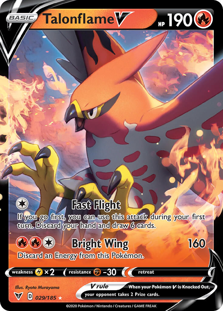 Talonflame V - 029/185 - EN Talonflame V - 029/185 - EN