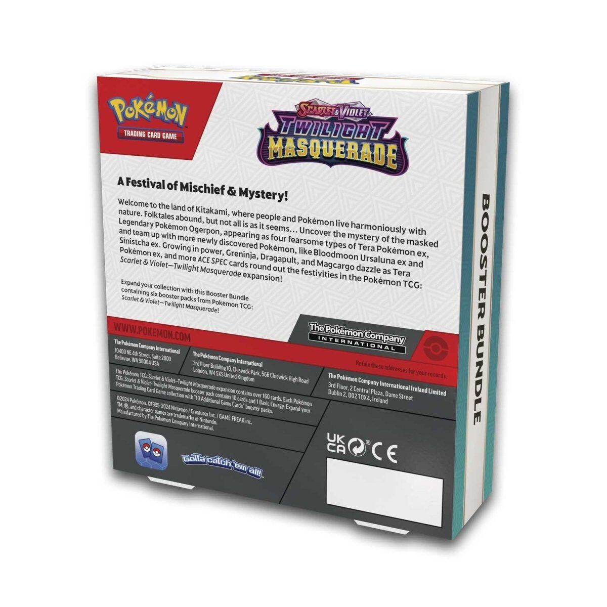 Pokémon TCG: Scarlet & Violet - Twilight Masquerade Booster Bundle (6 Packs) - EN 