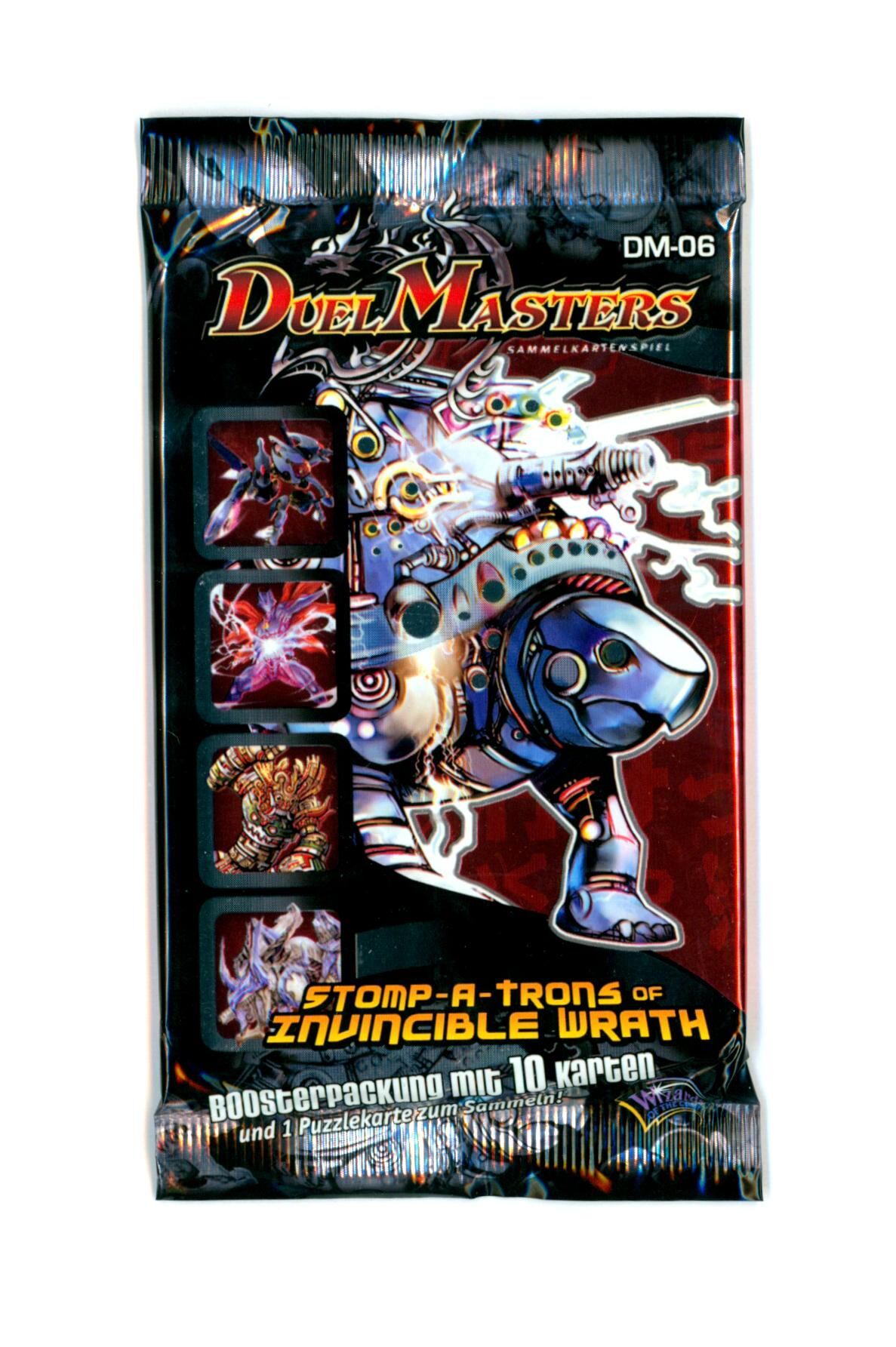 Stomp-a-trons of invincible Wrath Duel Masters TCG Booster Pack DM06 - DE