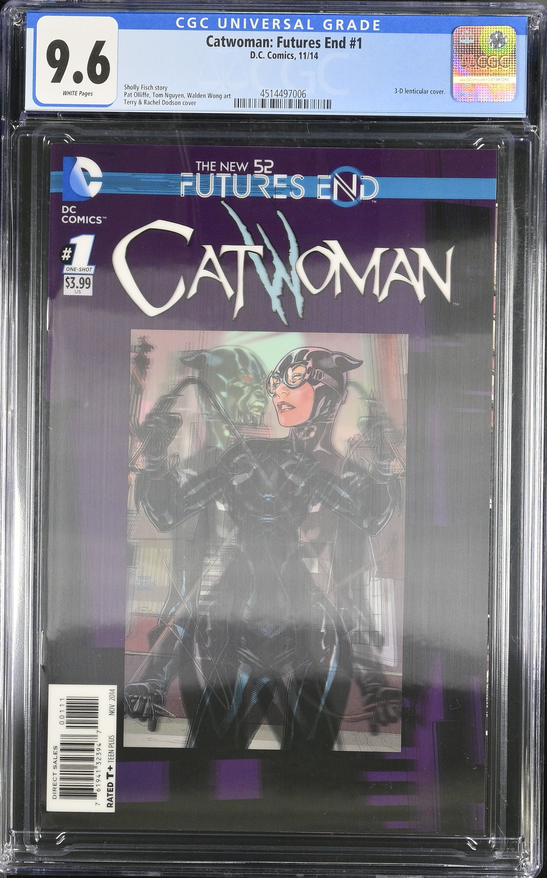 Catwoman: Futures End #1 CGC 9.6 3D Lenticular Cover Catwoman: Futures End #1 CGC 9.6 3D Lenticular Cover