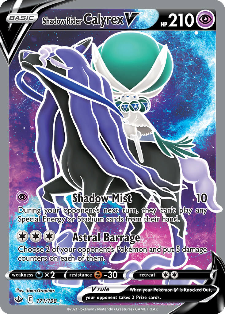 Shadow Rider Calyrex V - 171/198 - EN Shadow Rider Calyrex V - 171/198 - EN