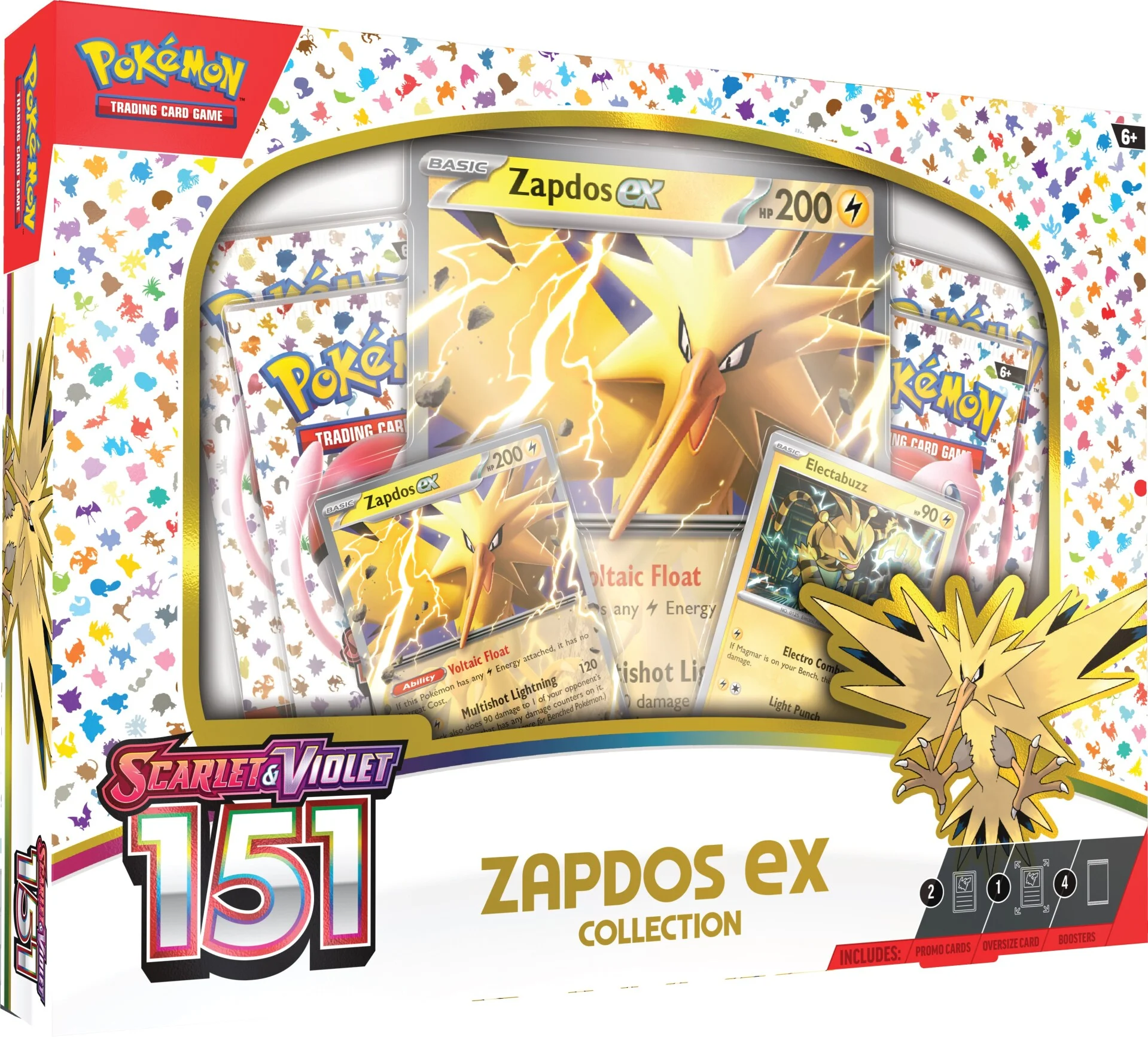 Pokémon TCG: Scarlet & Violet—151 Zapdos ex - EN Pokémon TCG: Scarlet & Violet—151 Zapdos ex - EN