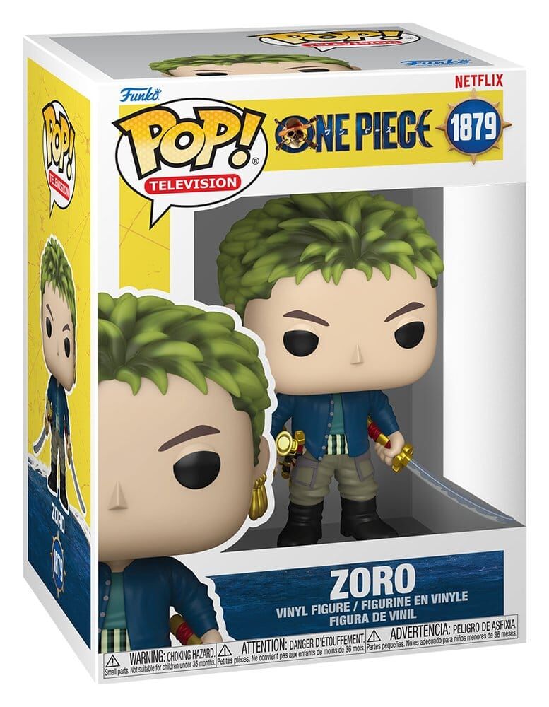 One Piece POP! #1879 TV Netflix Vinyl Figur Zoro 9 cm