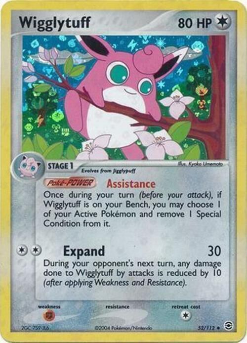 Wigglytuff - 52/112 - Reverse Holo - EN Wigglytuff - 52/112 - Reverse Holo - EN