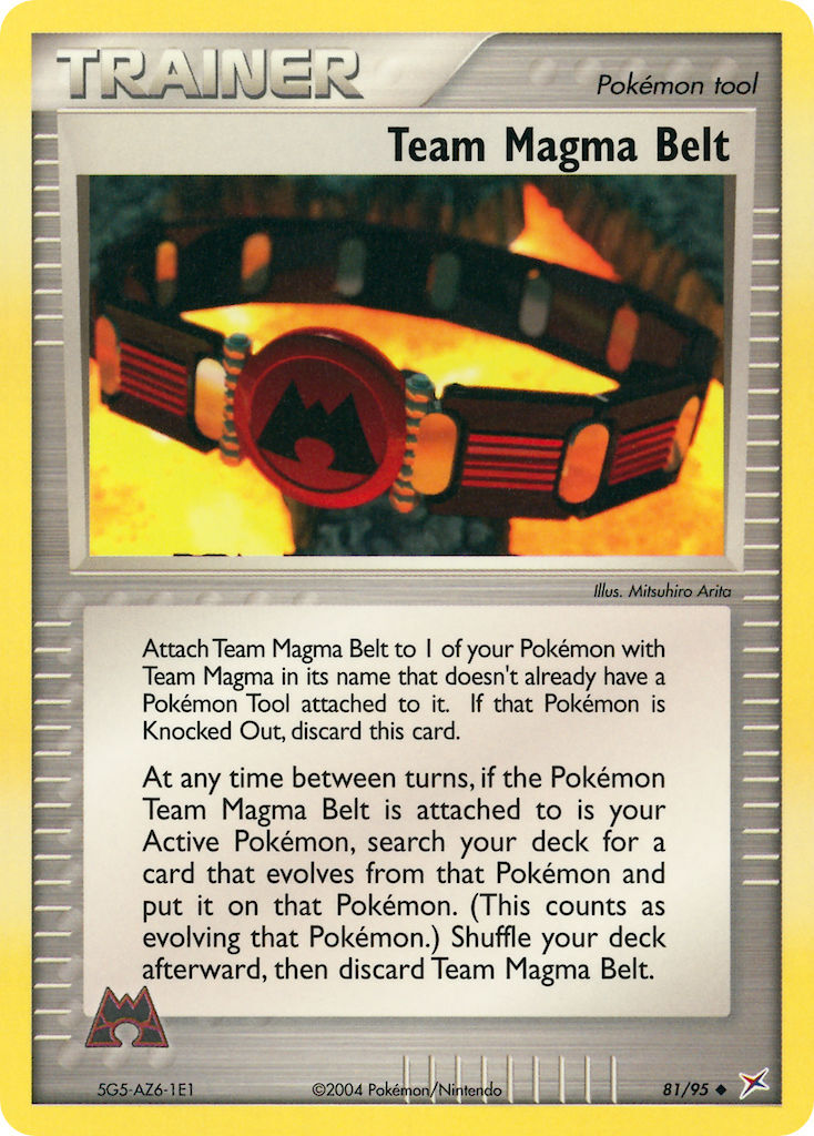 Team Magma Belt - 81/95 - EN Team Magma Belt - 81/95 - EN