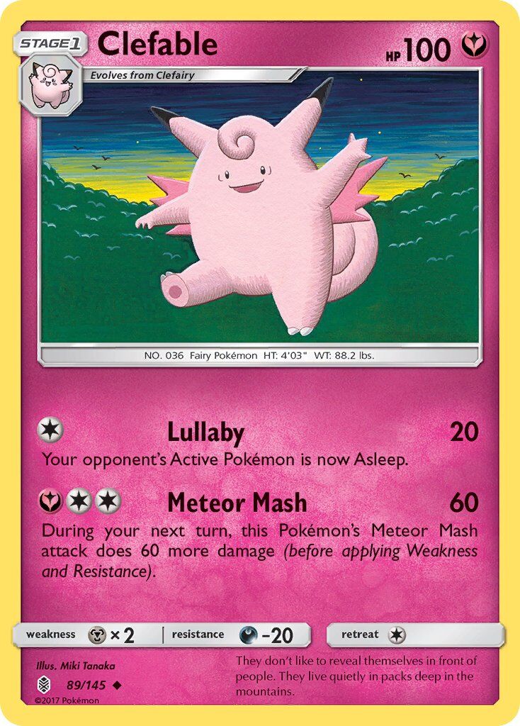 clefable-89-145-pokemon-tcg-lightly-played-en Clefable - 89/145 - Pokémon TCG - Lightly Played - EN