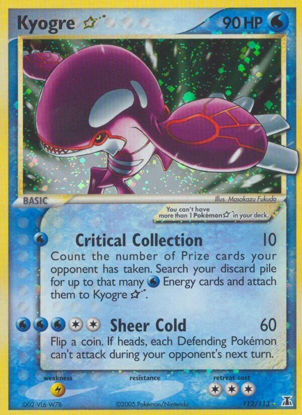 Kyogre Star - 112/113 - EN Kyogre Star - 112/113 - EN
