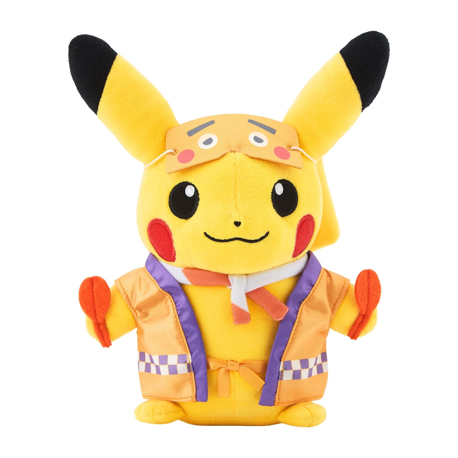 Plush Pikachu Toy with Mask - Pokémon Center Fukuoka R - 23 cm Plush Pikachu Toy with Mask - Pokémon Center Fukuoka R - 23 cm