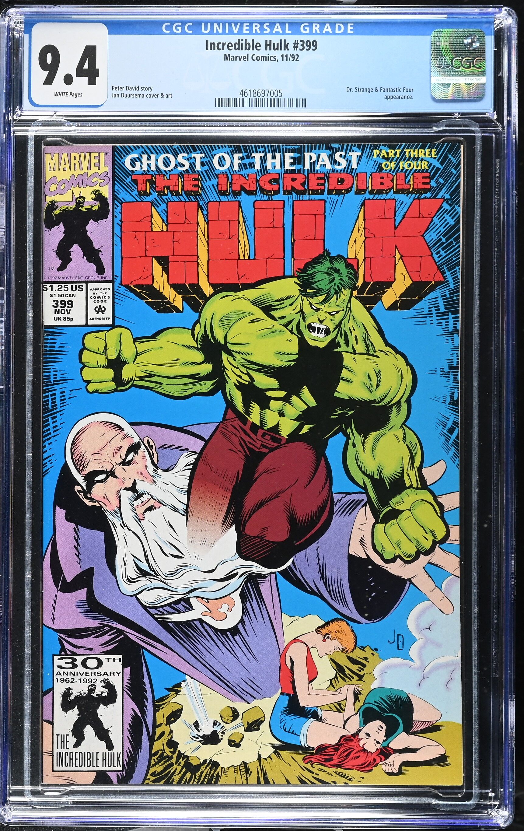 Incredible Hulk Issue 399 - CGC 9.4