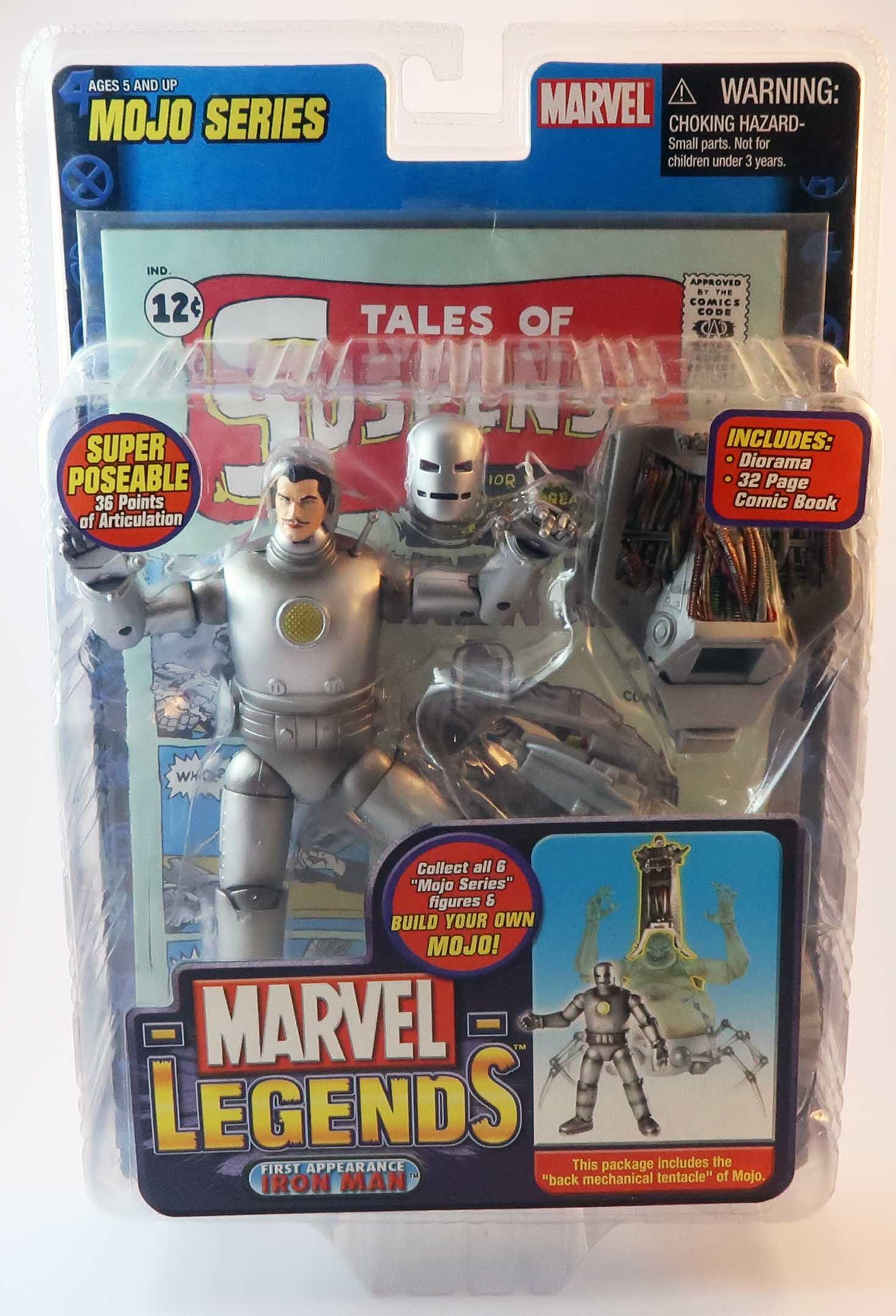 marvel_legends_toybiz_iron_man_first_app_front Iron Man Silver Actionfigur Marvel