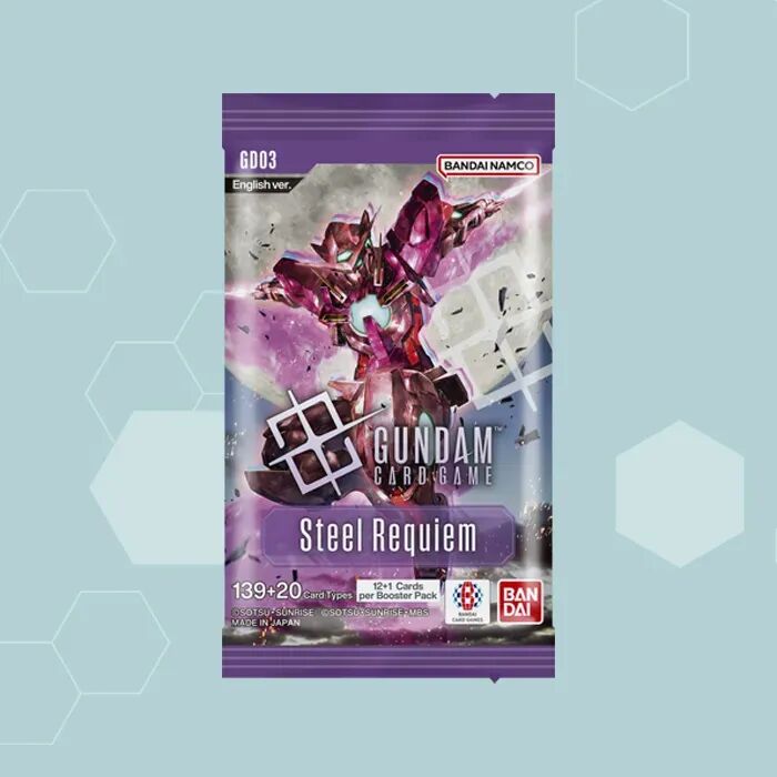 Steel Requiem GD03 Booster Pack - Gundam Card Game - EN