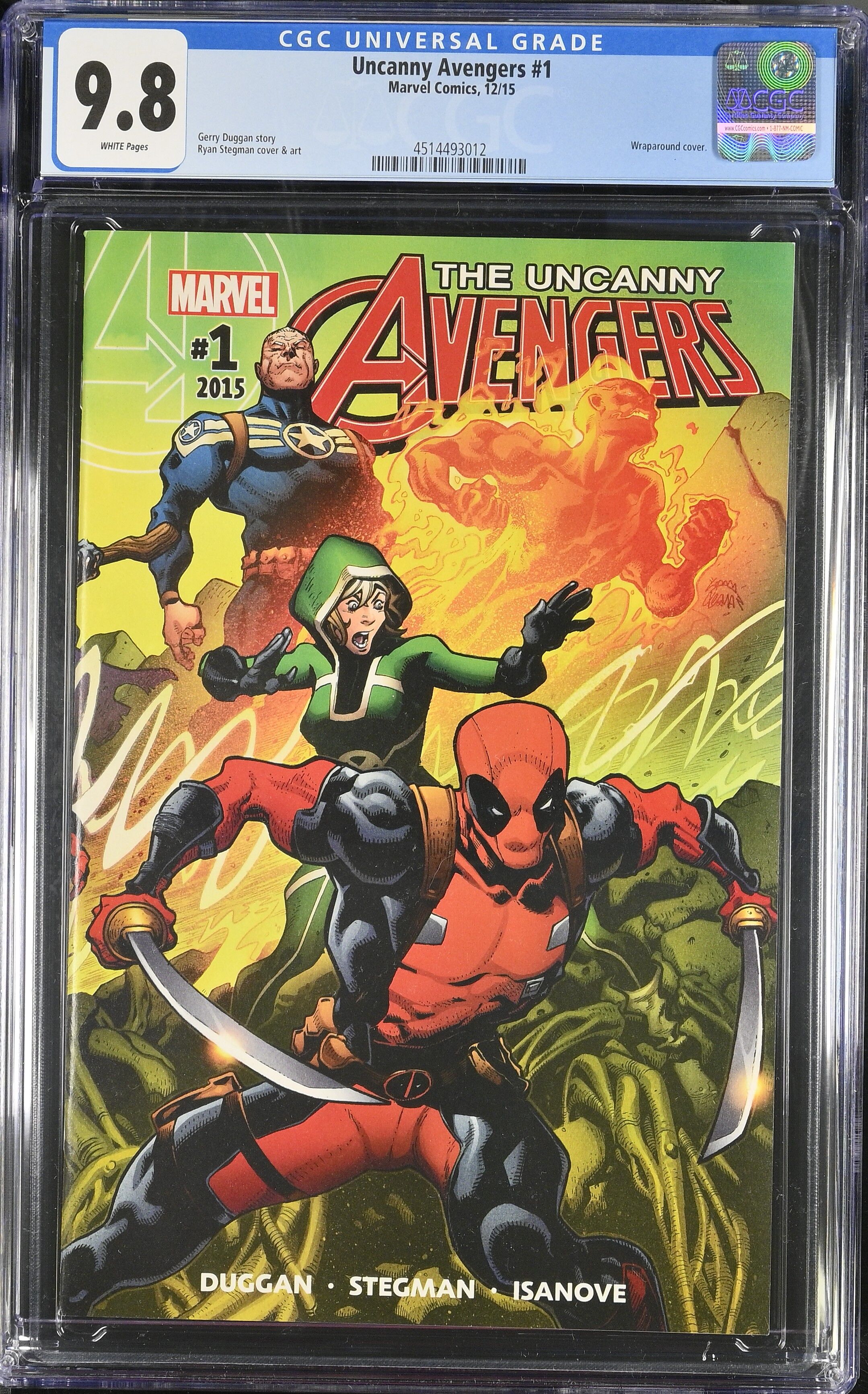 Uncanny Avengers #1 CGC 9.8 Top Pop! Uncanny Avengers #1 CGC 9.8 Top Pop!