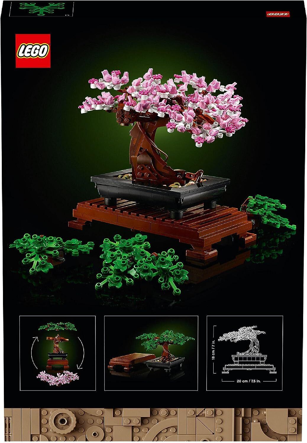 LEGO 10281 Icons Bonsai Baum Set für Erwachsene