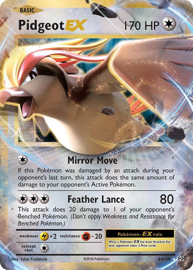 Pidgeot-EX - 64/108 - EN Pidgeot-EX - 64/108 - EN