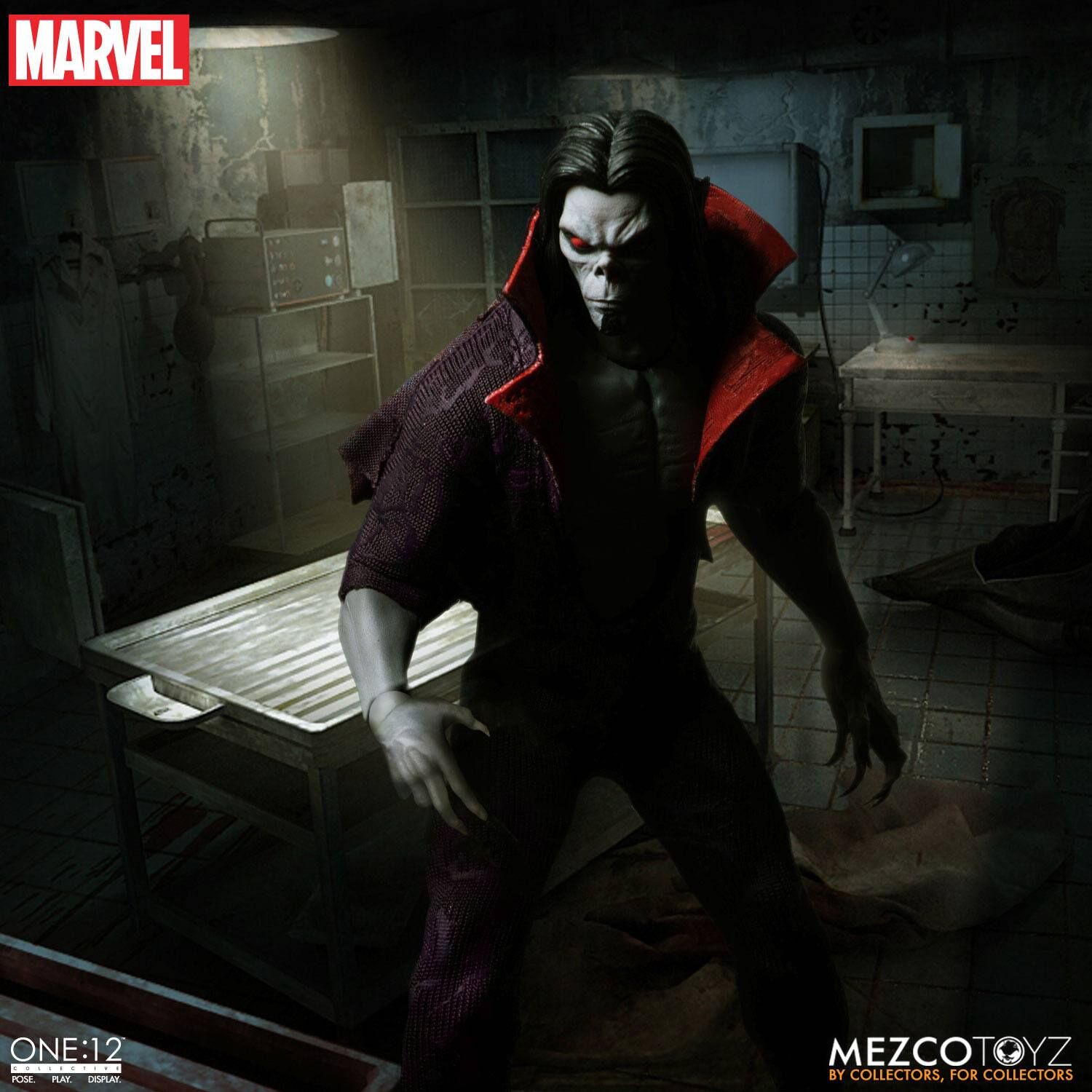 Marvel Universe Actionfigur mit Leuchtfunktion 1/12 Morbius 17 cm