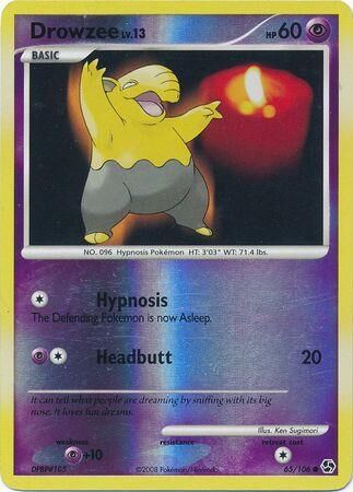 Drowzee - 65/106 - Reverse Holo - EN