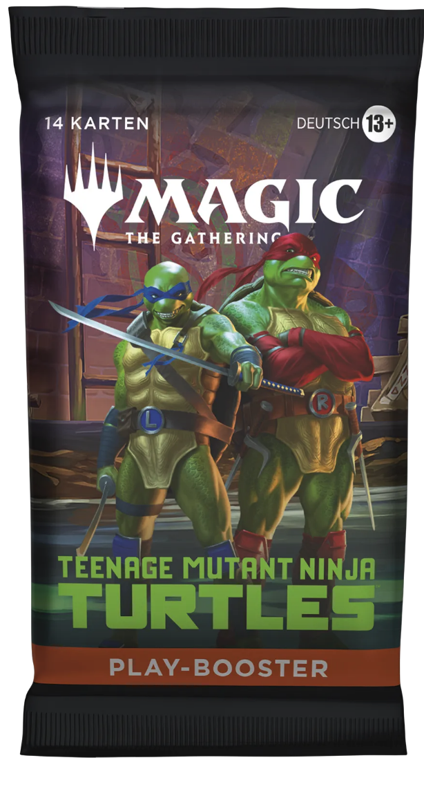 Teenage Mutant Ninja Turtles Play Booster Pack (1 Random) - Magic the Gathering - DE Teenage Mutant Ninja Turtles Play Booster Pack (1 Random) - Magic the Gathering - DE