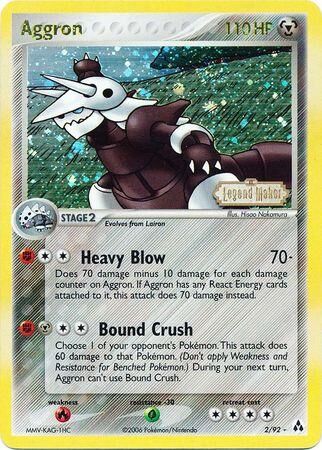 Aggron - 2/92 - Reverse Holo - EN Aggron - 2/92 - Reverse Holo - EN