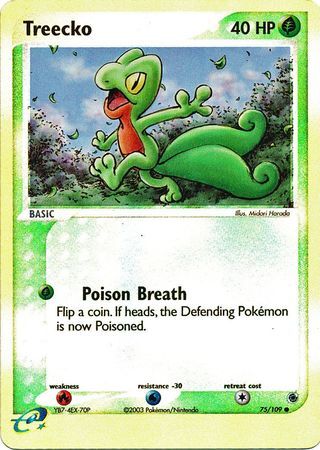 Treecko - 75/109 - Reverse Holo - EN Treecko - 75/109 - Reverse Holo - EN