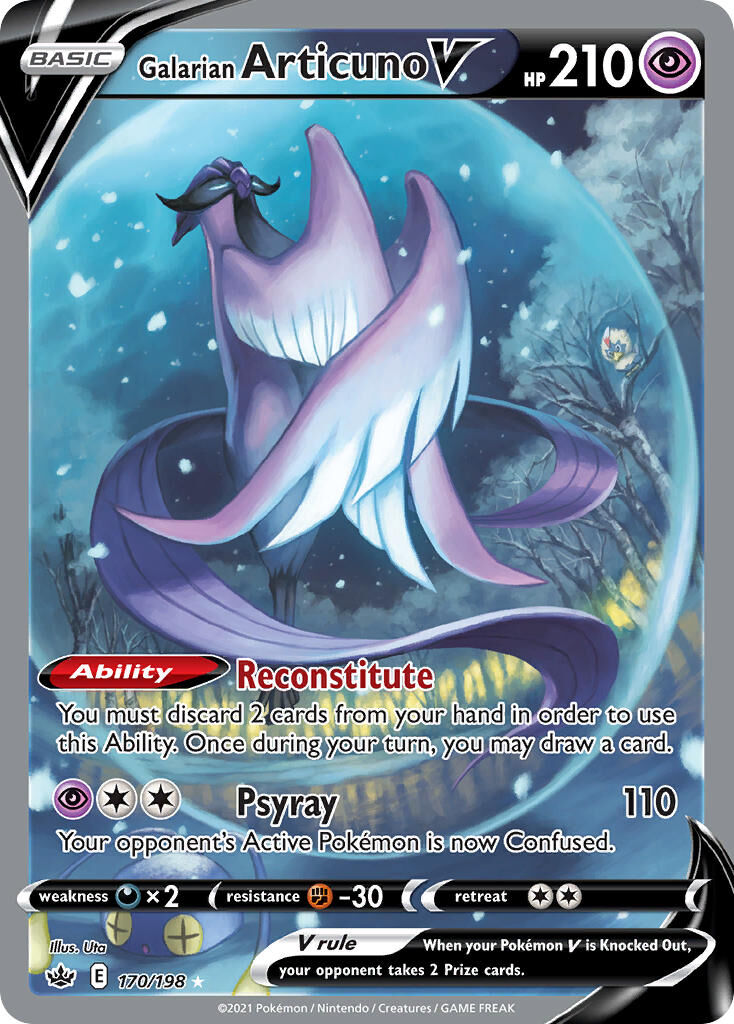 Galarian Articuno V - 170/198 - EN Galarian Articuno V - 170/198 - EN