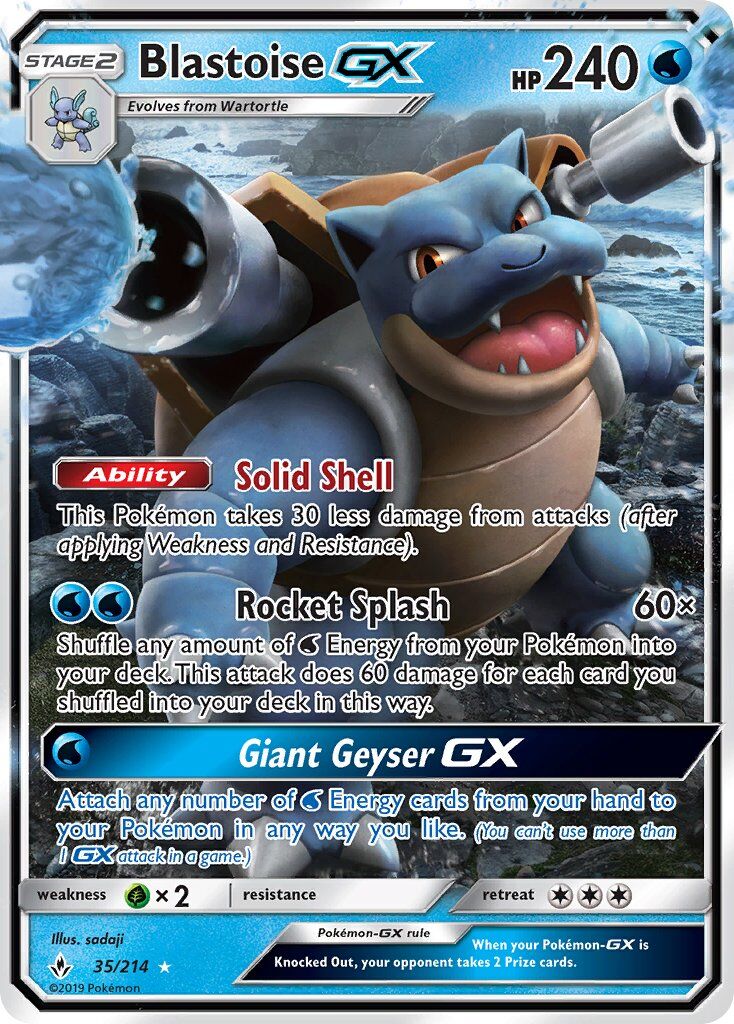 Blastoise-GX - 35/214 - EN Blastoise-GX - 35/214 - EN