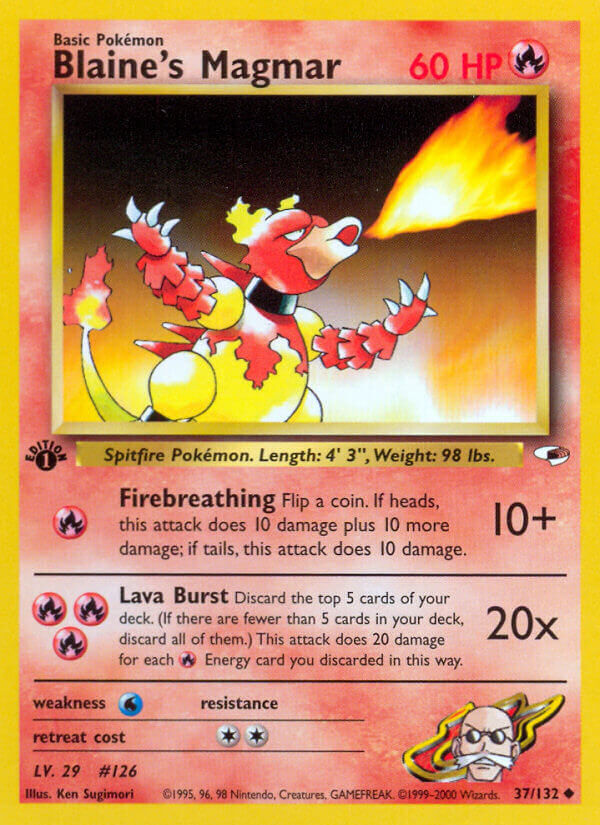 Blaine’s Magmar - 37/132 - EN