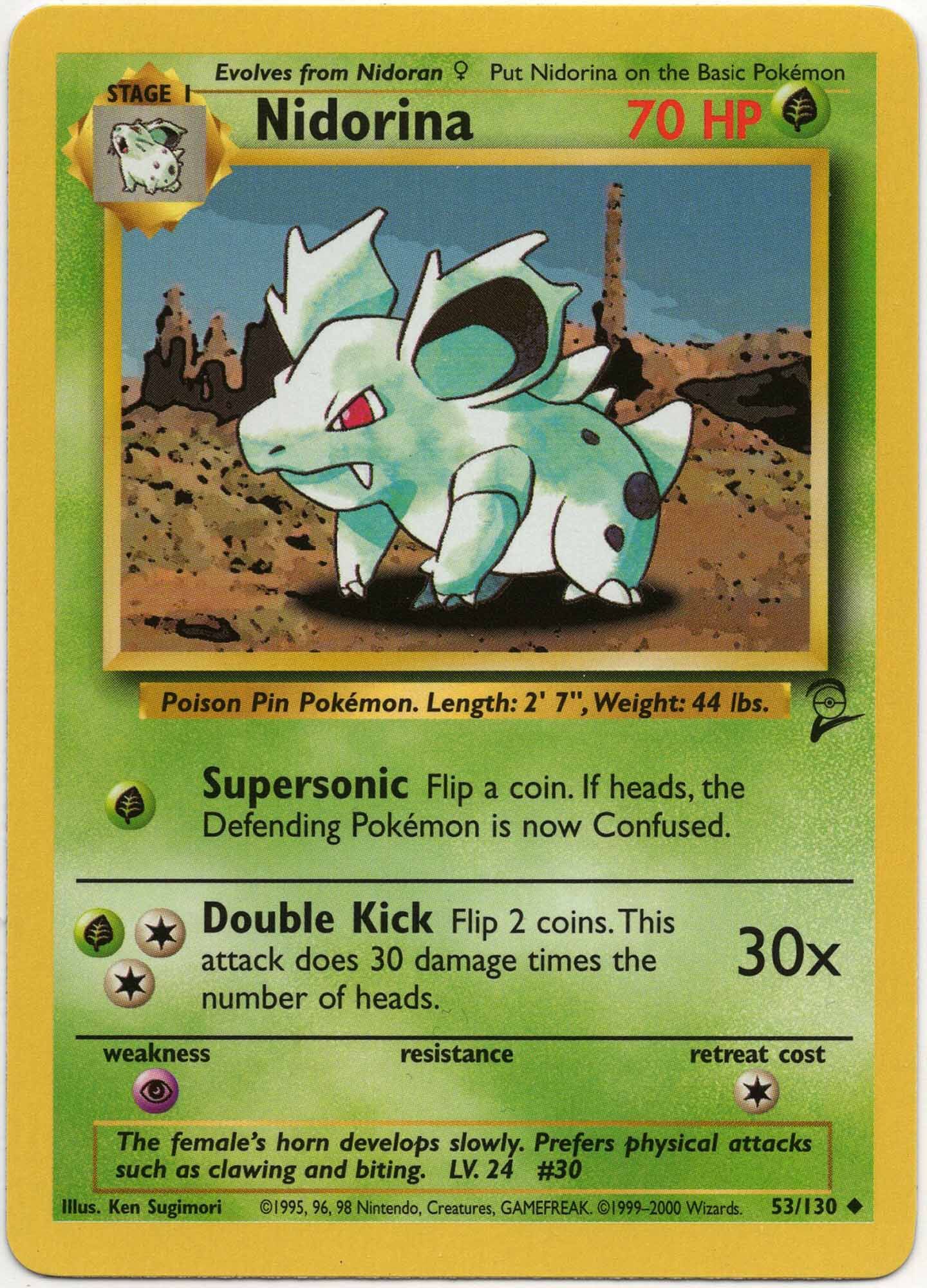 nidorina-53-130-pok-mon-tcg Nidorina - 53/130 - Pokémon TCG