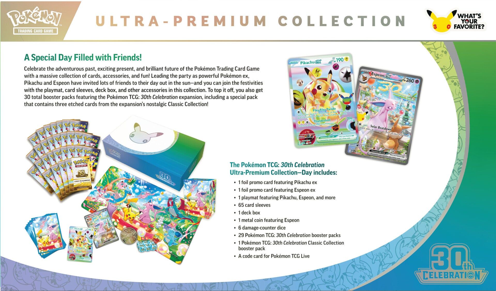 Pokémon TCG: 30th Celebration Ultra Premium Day Collection - EN