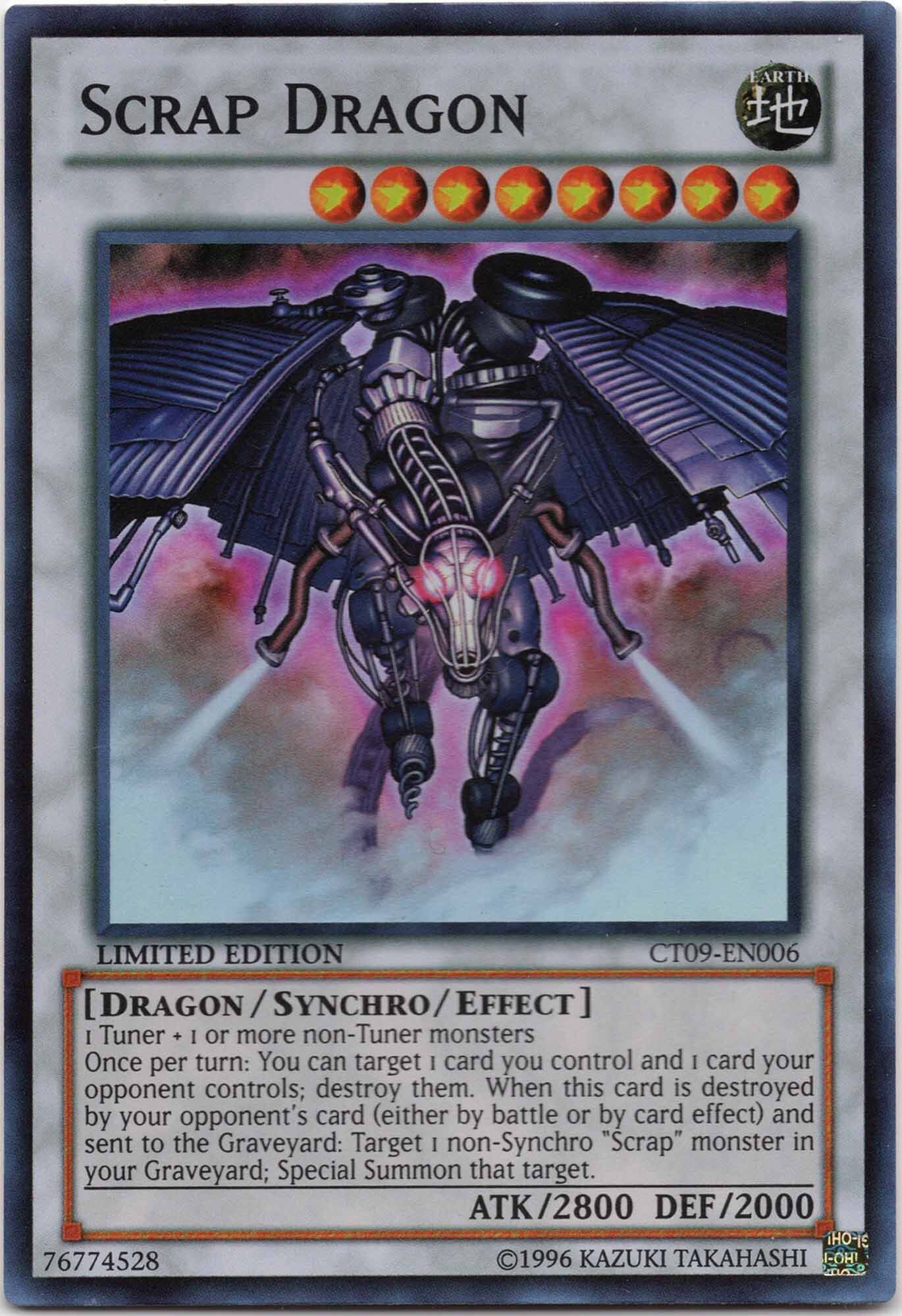 scrap-dragon-ct09-en006-super-rare-limited-edition-near-mint Scrap Dragon - CT09-EN006 - Super Rare - Limited Edition (Near Mint)