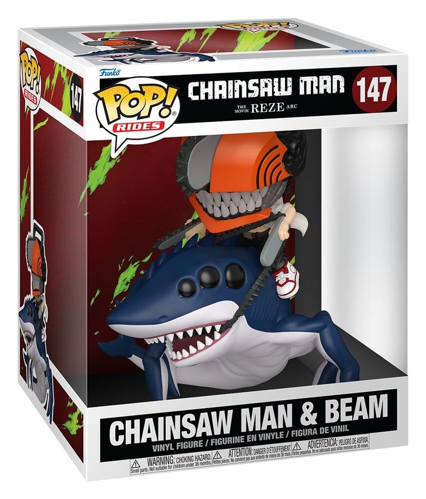 Chainsaw Man POP! Rides Deluxe Vinyl Figur CSM & Beam 15 cm