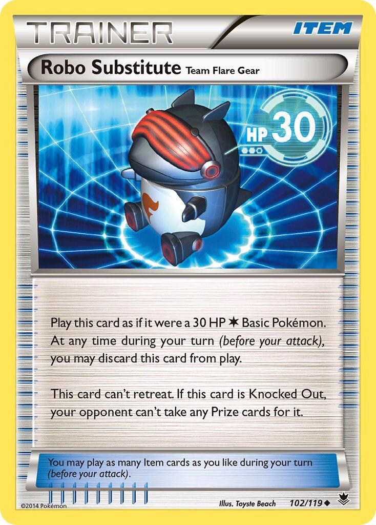 Robo Substitute Team Flare Gear - 102/119 - EN