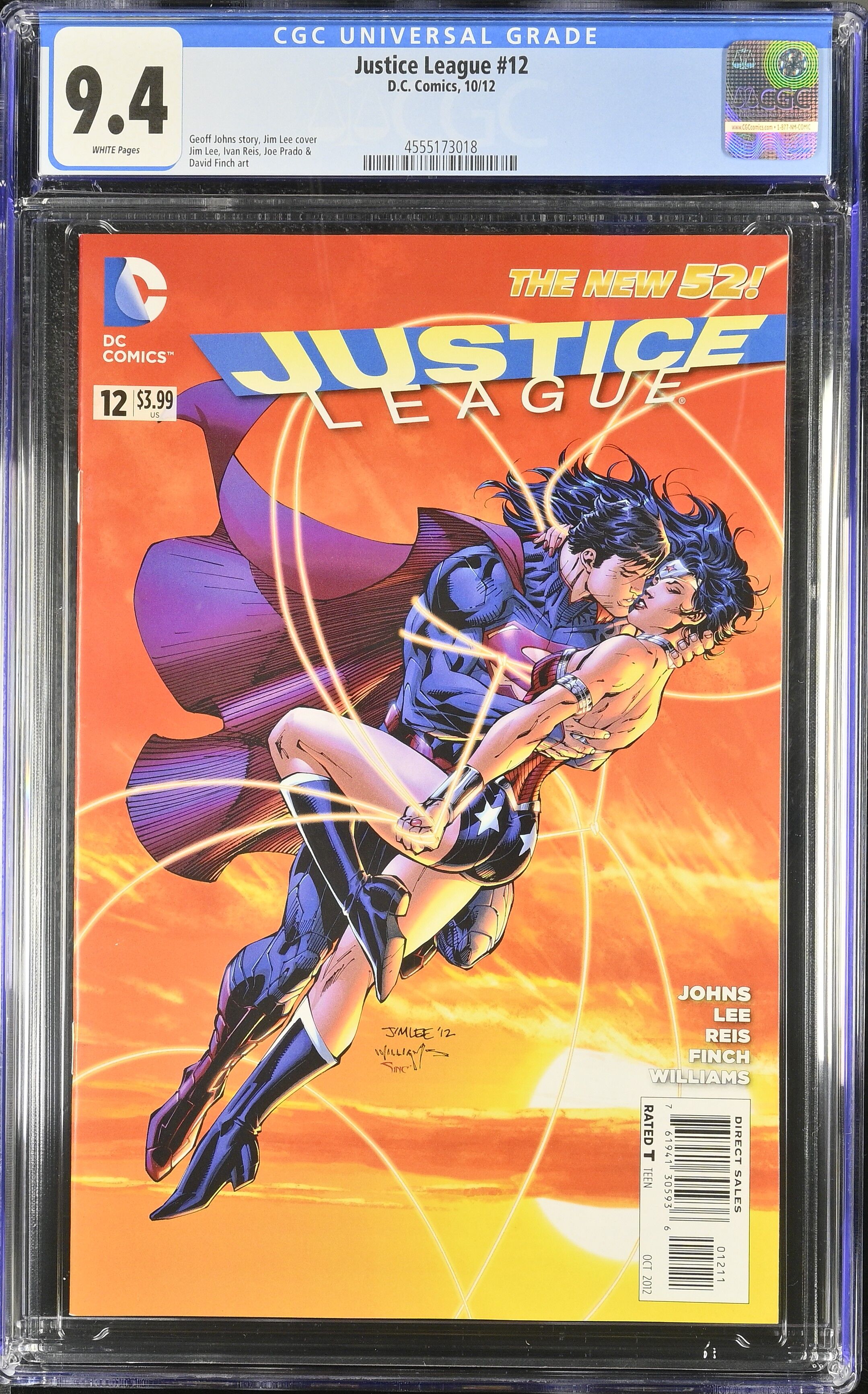 Justice League #12 CGC 9.4