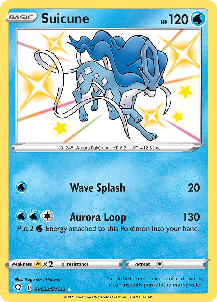 Suicune - SV022/SV122 - EN