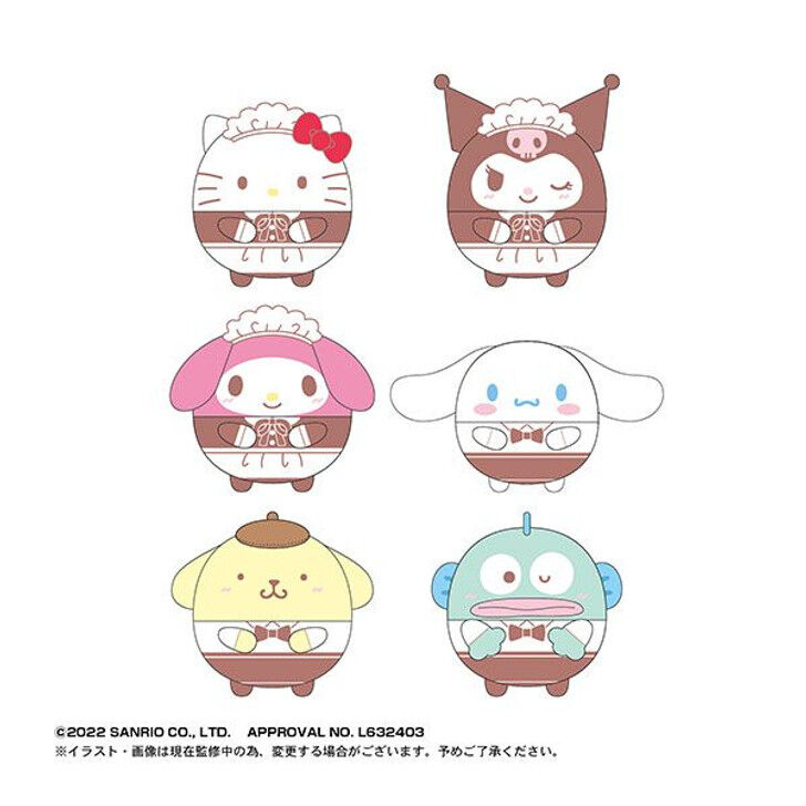 Re-ment - Sanrio Characters Fuwakororin Plush Vol.3 (1 Random)