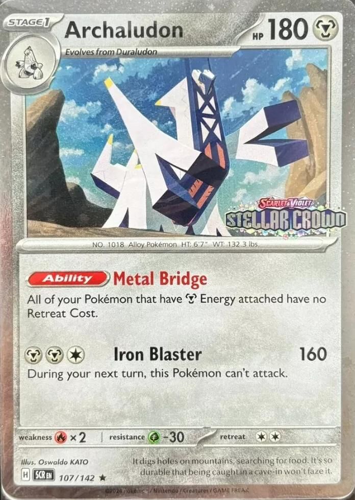 Archaludon - 107/142 - Set Stamp - EN