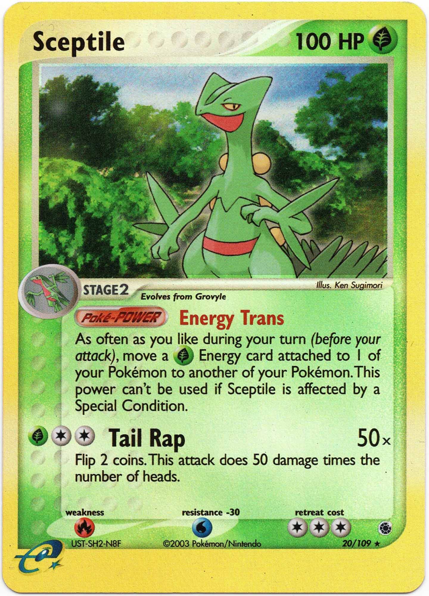 Sceptile - 20/109 - Pokémon TCG (Near Mint)