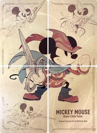 Mickey Mouse - Brave Little Tailor Puzzle Insert (Set of 4) - - EN