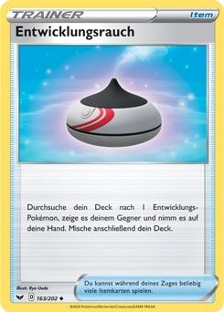 Entwicklungsrauch 163/202 - Pokémon TCG
