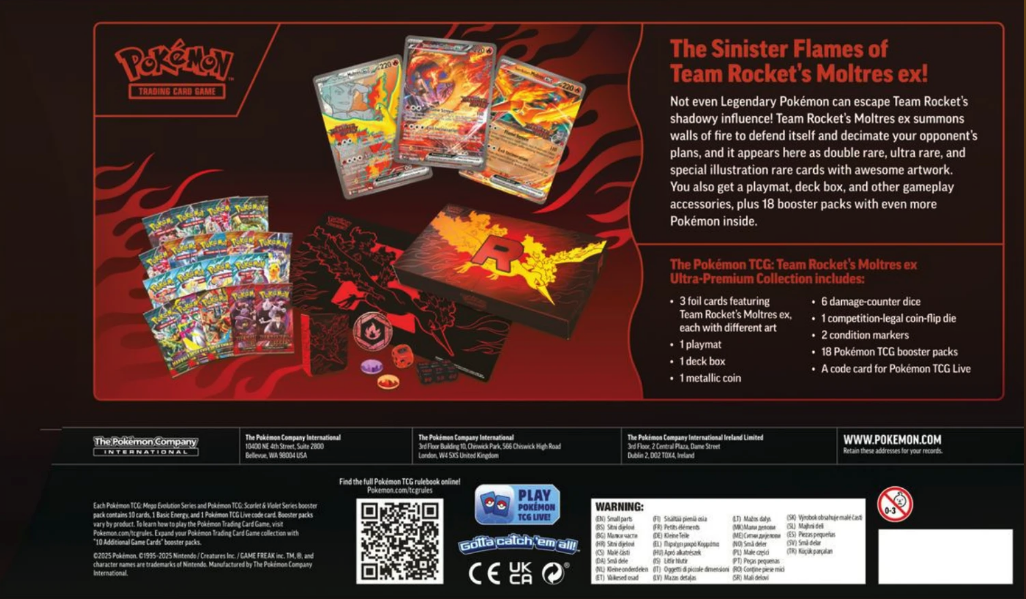 Pokémon TCG: Team Rocket's Moltres Ultra Premium Collection Box - EN