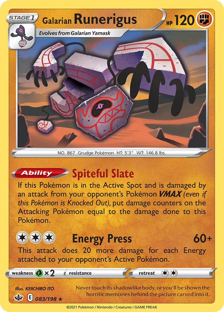 Galarian Runerigus - 083/198 - EN